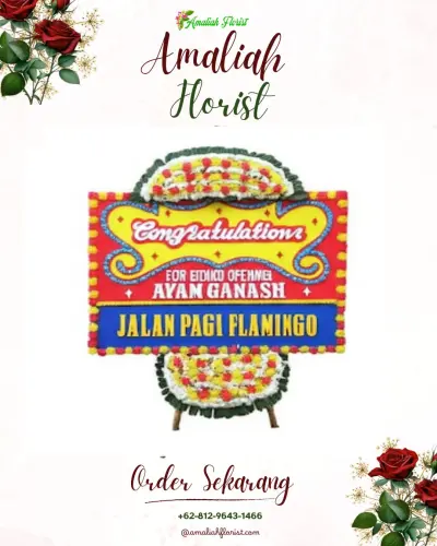 Bunga Papan Congratulation di Tumbang Tahai